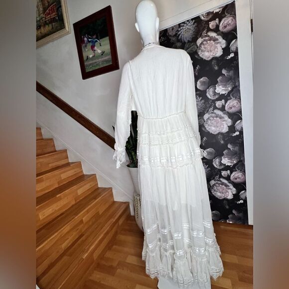 Free People Rococo Sand Low Long Dress - Picture 8 of 11